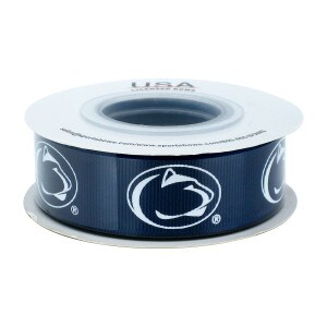 navy ribbon roll with repeating Penn State Athletic Logos